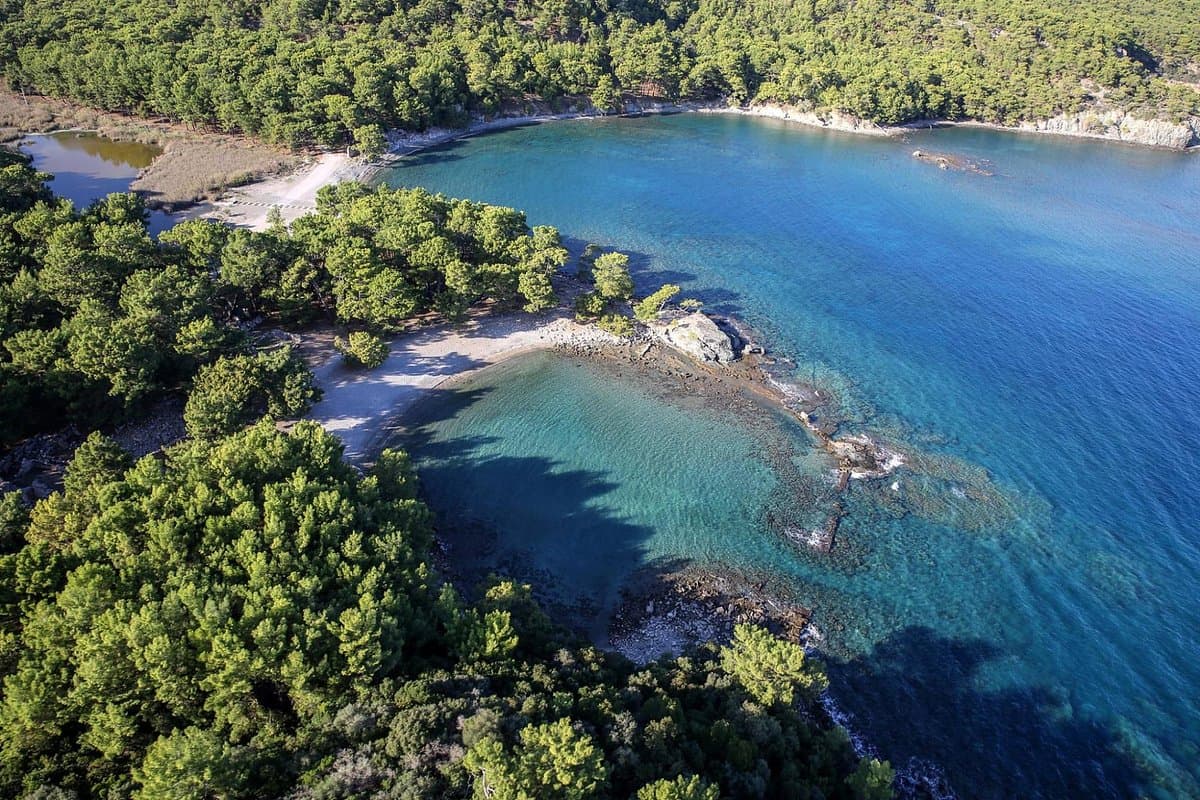 Phaselis Bay Ancient City and Beaches