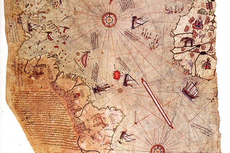 Piri Reis Map at Topkapi Palace